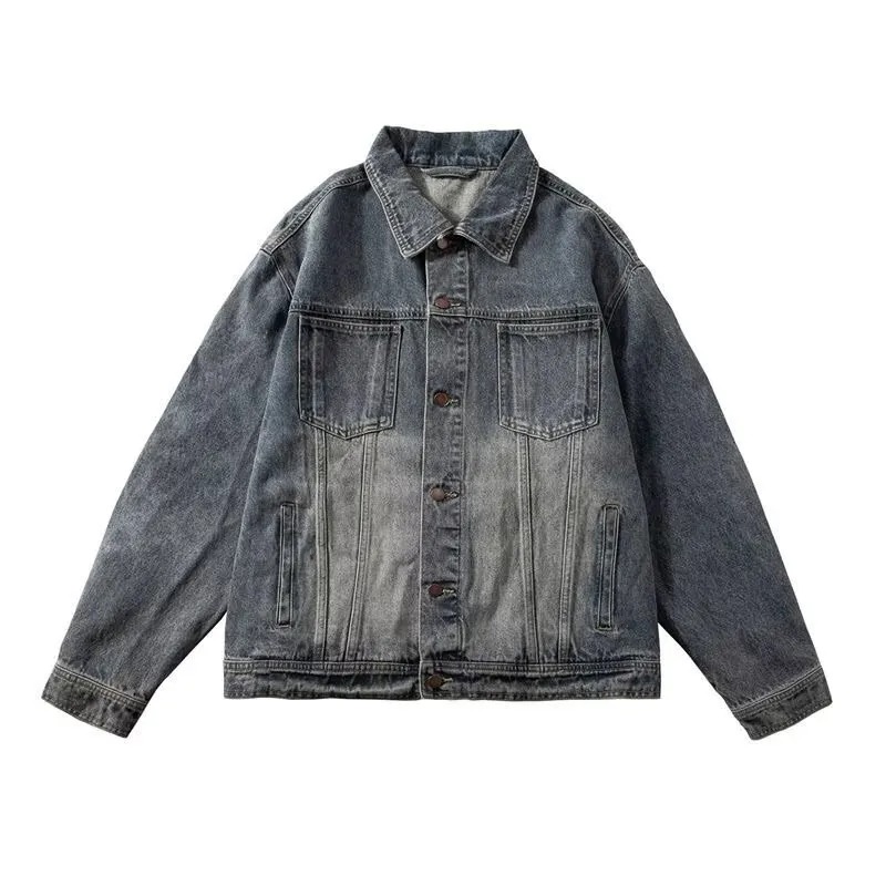 imgi_25_5777caf5-f463-455d-87cc-4d7daaa3a7eb.jpg American High-Street Denim Jacket - Retro Workwear Inspired Oversized Coat - Image 1